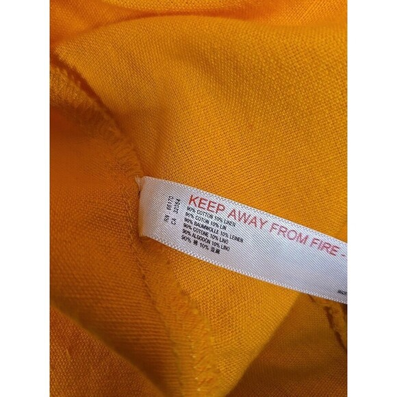 Free People Holding On Convertible Maxi Dress Cotton Linen Yellow Women’s Sz XS - Picture 7 of 10